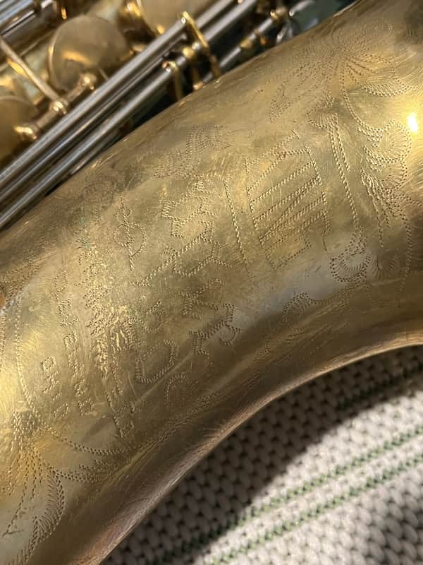 Late 1950's King Super 20 Tenor Saxophone Double Socket Sterling Silver Neck image 1