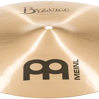 Meinl Cymbals 14 inch Byzance Traditional Medium Hi-hat Cymbals image 2
