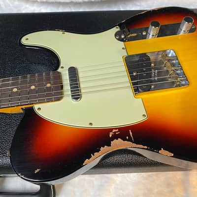 Fender '63 Relic Limited Edition Telecaster - Handwound PU's - Custom Shop - Authorized Dealer - Sunburst 7.25lbs - G05514 image 9