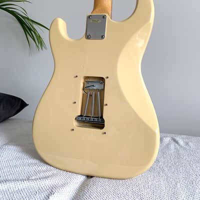 1980’s - 1990’s Vintage Starfire Stratocaster by EKS Tech Inc. Vintage Cream / Buttercream, Made in Japan. Upgraded, Serviced & Setup image 12