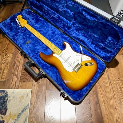 Fender 75th Anniversary Commemorative Stratocaster 2021 - 2-Color Bourbon Burst image 1