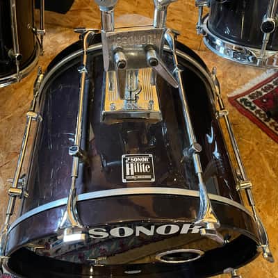 Sonor Hilite 20/10/14 Drum Set – Dark Violet – Vintage German Maple – EV Mics & dDrum Triggers image 6
