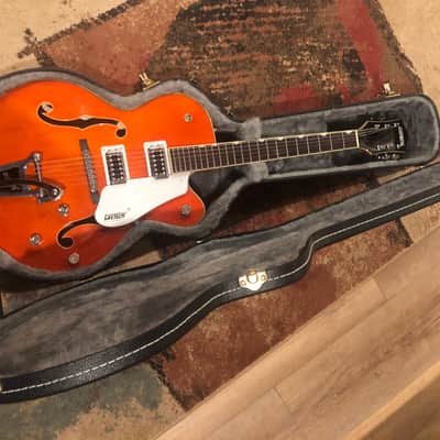 G5420T / 2016 Electromatic Hollow Body Single Cutaway with Bigsby … “MINT” … zero fret wear … Gretsch Orange Stain … All original w/ NO MODS … TKL Hard Case included .. Korean made image 1