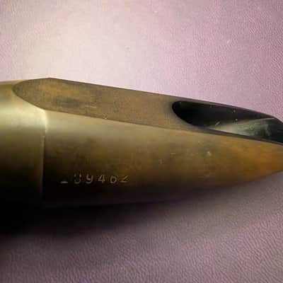 Brilhart Personaline, Alto Saxophone Mouthpiece, refaced 1950 - Hard Rubber image 6