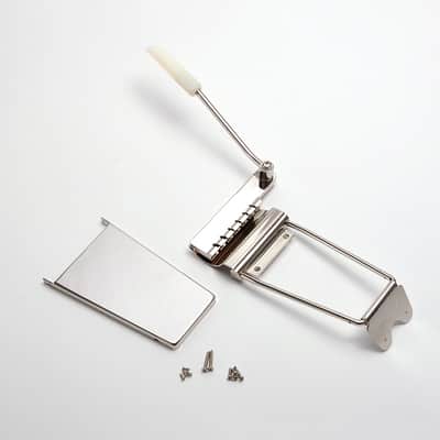 BRAND NEW German Made Best Quality Göldo Maestro Long Vibrola Tremolo Tailpiece Nickel, for Gibson & Epiphone SG, ES & Firebird Guitars image 6