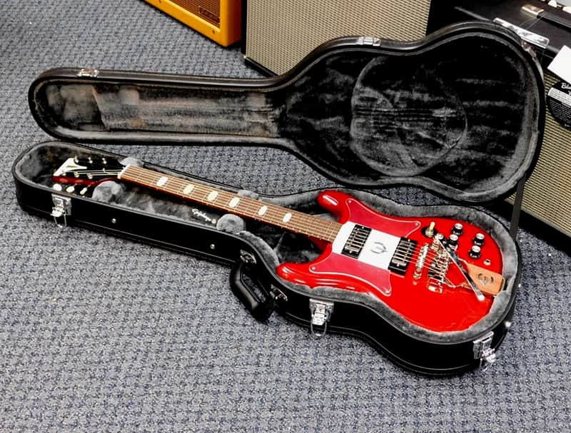 2024 Epiphone Crestwood Custom (Tremotone) Electric Guitar w/Case! Cherry Finish! VERY NICE!!! image 1
