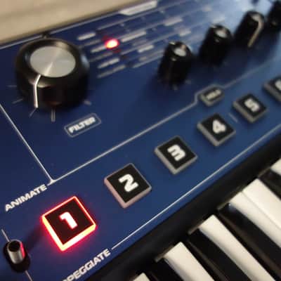 Novation MiniNova 37-Key 18-Voice Synthesizer 2012 - Present - Blue image 4
