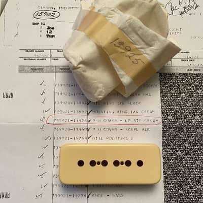 New/Old Stock-Gibson P-90 Cream Soapbar Pick Up Cover 70's image 1