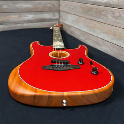 Fender American Acoustasonic Stratocaster - Dakota Red (IT-S) image 12