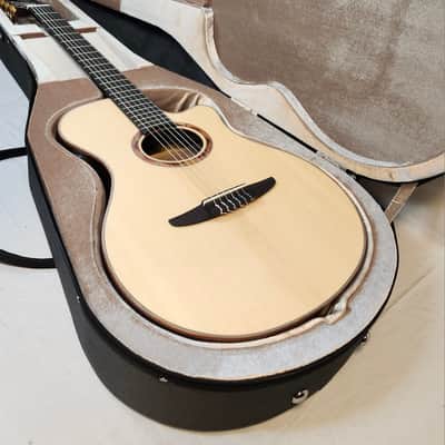 Yamaha NTX3 All Solid Cutaway Acoustic-Electric Nylon String Guitar, MIJ, W/Case image 3