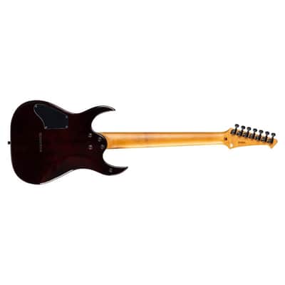 Spira S-457 TRD Double Cutaway Roasted Poplar Flamed Maple Top Canadian Roasted Maple Neck 6-String Electric Guitar image 6