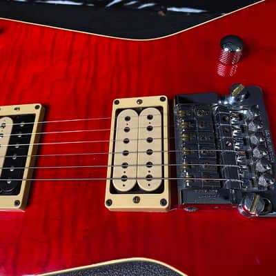 1979 - 1981 Hamer USA Standard Explorer Flame Top Transparent Cherry - Kahler Trem - Extremely RARE! Original Hamer Case - Four Digit Serial # 0583 image 10