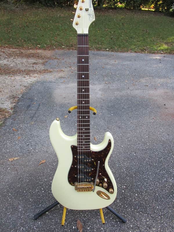G&L Comanche Vintage White with Custom Brass/Gold Hardware USA, 2002 image 1