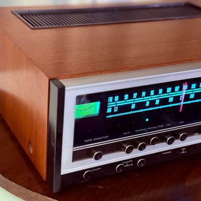 πΆβ¨ Yamaha CR-700 Vintage Receiver w/ Original Wood Case β Recap, Tuner Tested, LED Dial, Serviced/Cleaned (120V) image 6