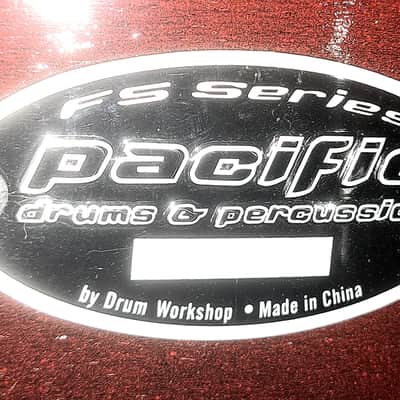 PACIFIC PDP BIRCH "FS SERIES" 16" x 12" (Super Rare Custom!) Floor Tom - Black Cherry Burst Gloss image 8