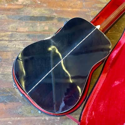 Yamaki YB-300 dreadnought acoustic guitar c 1970's Buffalo head