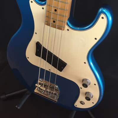 1982 Peavey USA T-20 4-String Bass Guitar Frost Blue Metallic w/ OHSC image 5