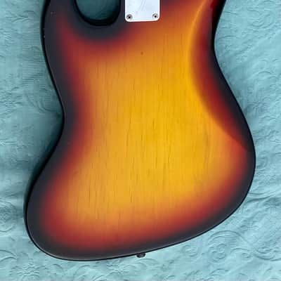Fender Jazz Bass 1966 - Sunburst Dot/Binding - Super image 11