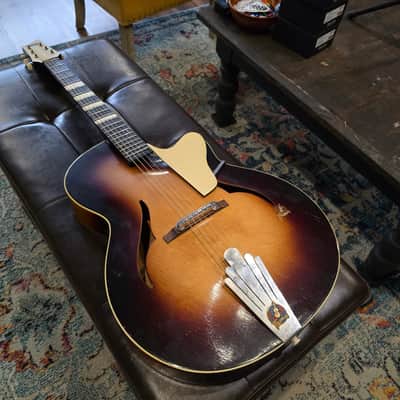 1960 Framus Sorella Archtop Cello Guitar Model F5/59 - Sunburst image 7