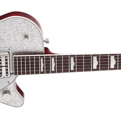 Gretsch G6129T-89 Vintage Select '89 Sparkle Jet with Bigsby Silver Sparkle 2021 w/OHSC image 6
