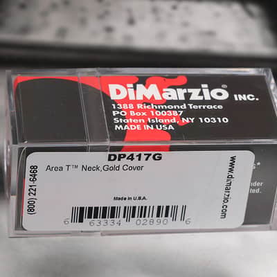 DiMarzio DP417G Area T Telecaster Neck Pickup - Gold Cover image 2