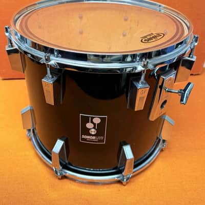 Vintage Sonor Lite 14"x12" Rack Tom - May 1984 - Black Lacquer - 100% Original / Very Good+ image 7