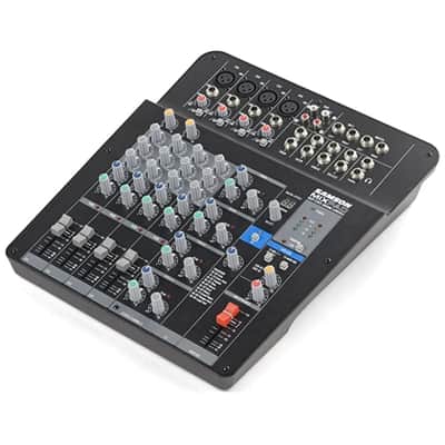 Samson Mixpad MXP124FX Compact, 12-Channel Analog Stereo Mixer with Effects a... image 1