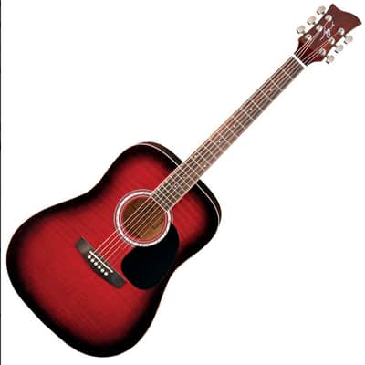 Jay Turser JJ45-PAK-RSB Dreadnought 6-String Acoustic Guitar w/Gig