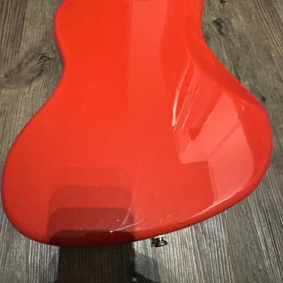 Squier Vintage modified Jaguar HH hardtail 2010s - Fiesta red image 8