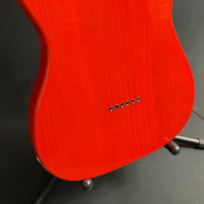 G&L Tribute ASAT Classic Bluesboy Semi-Hollow Electric Guitar Clear Orange Finish image 11
