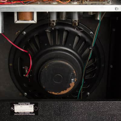 Magnatone Model MP-1 Tube Amplifier (1966), ser. #1568. imagen 17