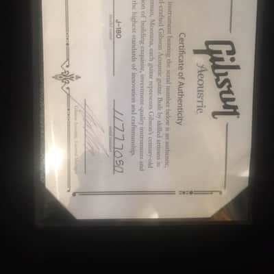 2017 Gibson Custom Shop J-180 Everly Brothers Acoustic Guitar Made In USA w/OHSC image 3