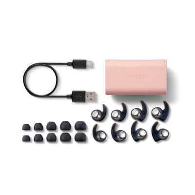 Yamaha TW-ES5A True Wireless Sports Earbuds, Pink image 5