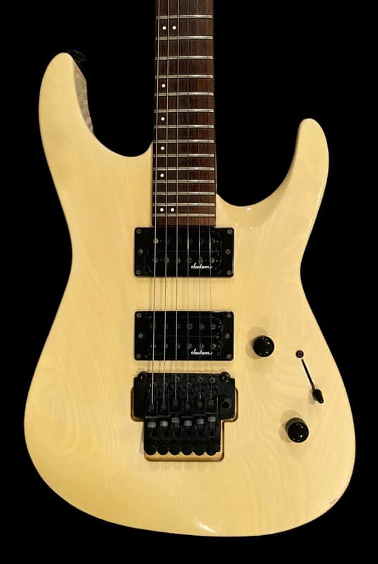 Charvel SDK-085-HH Super Dinky - Circa 1990 1991 - Trans White - Made in Japan - MIJ - w/ Charvel Hardshell Case image 1