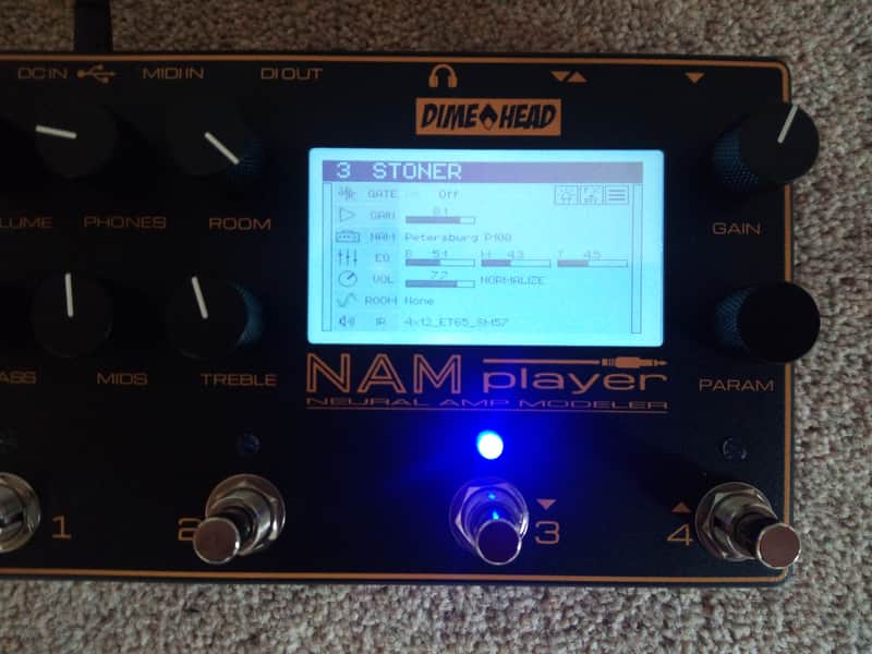 Dimehead NAM player guitar pedal modeller, brand new, designed