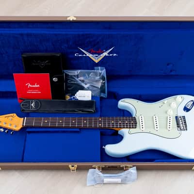 Fender Custom Shop Vintage Custom ‘59 Hardtail Stratocaster Time Capsule Package NOS Faded Aged Sonic Blue image 14