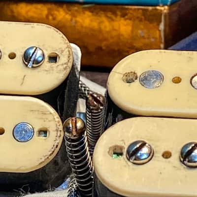 General Vintage Tone  1958 - 1959 PAF humbucker set for Les Paul Holy grail Belden & Corona wire US image 6