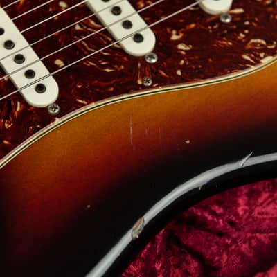 Fender Custom Shop Vintage Custom 56 Strat 3TSB Relic - 3 Tone Sunburst image 9