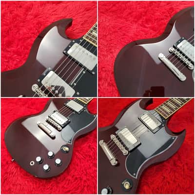 2011 Bacchus BSG-STD SG Standard - Classic Series - Brown Lacquer Finish - All Original - Made In Japan MIJ image 5