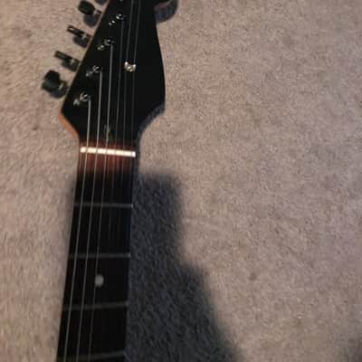 Eric Johnson Autographed stratocaster Black and white image 6