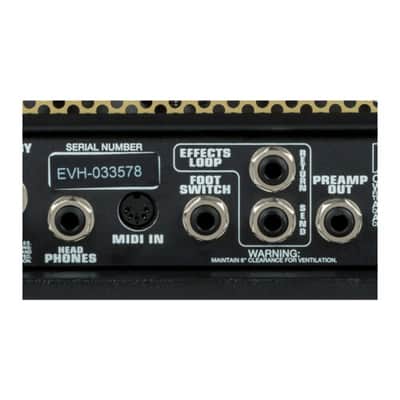EVH 2253060000 5150III 50W EL34 Tube Head with Dual Concentric Controls, 4-Button Footswitch and 3 Channels (Black) image 6