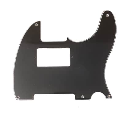 Black 3 ply 5 Holes Pickguard for Telecaster with Humbucker image 1