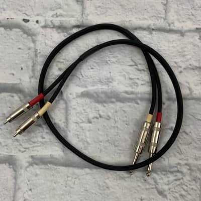 VTG Audio Low Noise 32" Dual 1/4" to RCA Dubbing Cable image 1