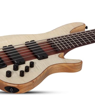 Schecter Charles Berthoud CB-6 guitar in Natural Satin image 4