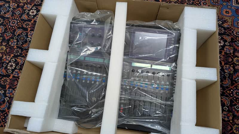 Used Allen & Heath GLD-80 Mixing Console With AR2412 Digital Stage Box Purple and AR84 Expander Black image 1