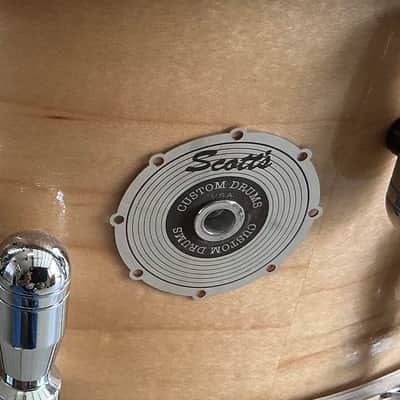 Scott’s Custom Drums Platinum 6 1/2”x14” snare drum 6 ply maple/gum shell 2025 - Natural wood lacquer image 2