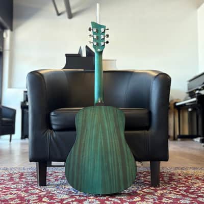 Jay Turser JTA52 1/2 Acoustic Guitar - Blackwood Fingerboard, Satin Blue image 6