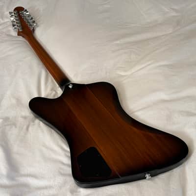 One of a Kind Gibson Firebird V-12 Custom Modified 12-String Guitar - Vintage Sunburst - Free Pro Setup image 16