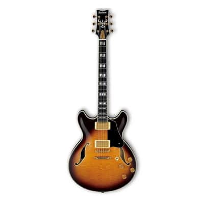Ibanez John Scofield Signature JSM100 Hollow-Body Electric Guitar, Bound Ebony Fretboard, Vintage Sunburst image 8