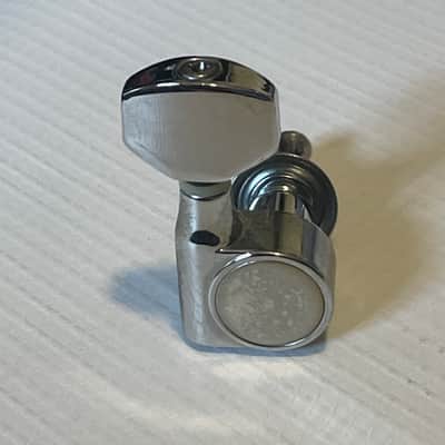 2000's Korean Era Ibanez RG & S Series Chrome Dual Pin Tuning Pegs Tuners 6 In LIne image 10